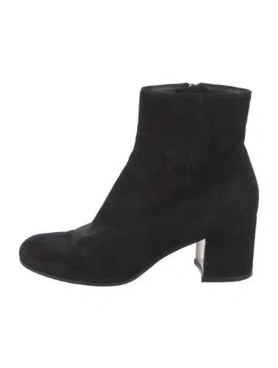 Pre-owned Gianvito Rossi Suede Boots In Black