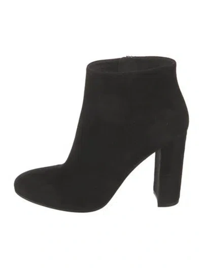 Pre-owned Gianvito Rossi Suede Boots In Black
