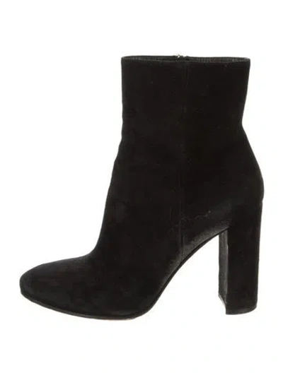 Pre-owned Gianvito Rossi Suede Boots In Black