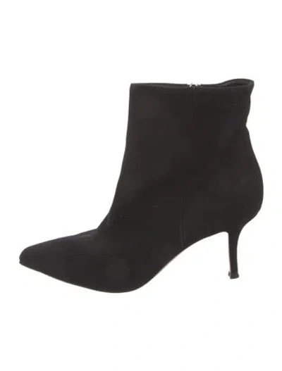 Pre-owned Gianvito Rossi Suede Boots In Black