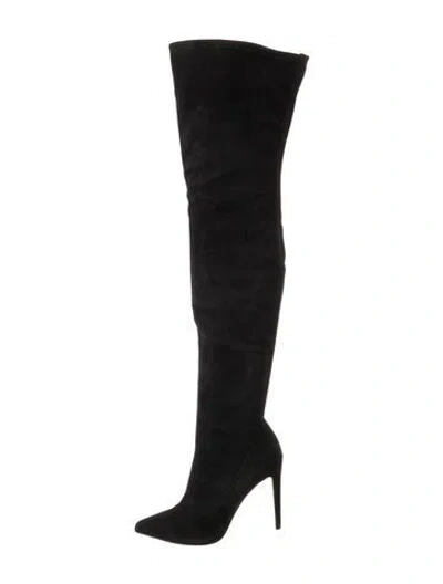 Pre-owned Gianvito Rossi Suede Boots In Black