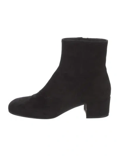 Pre-owned Gianvito Rossi Suede Boots In Black