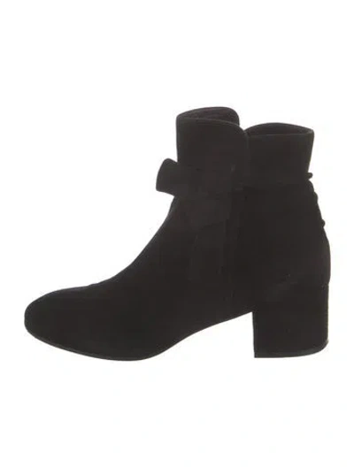 Pre-owned Gianvito Rossi Suede Boots In Black