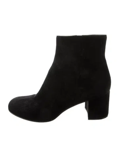 Pre-owned Gianvito Rossi Suede Boots In Black