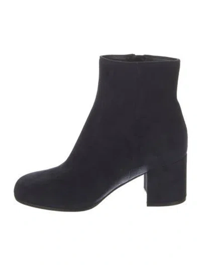Pre-owned Gianvito Rossi Suede Boots In Blue