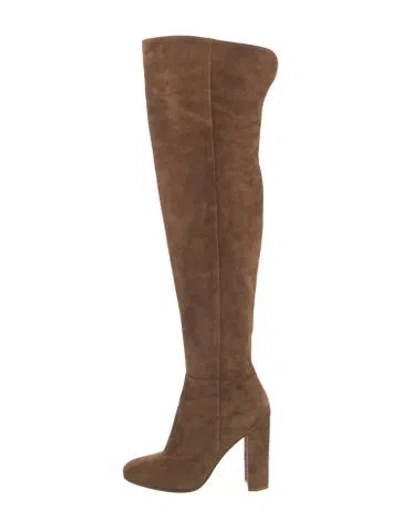 Pre-owned Gianvito Rossi Suede Boots In Brown