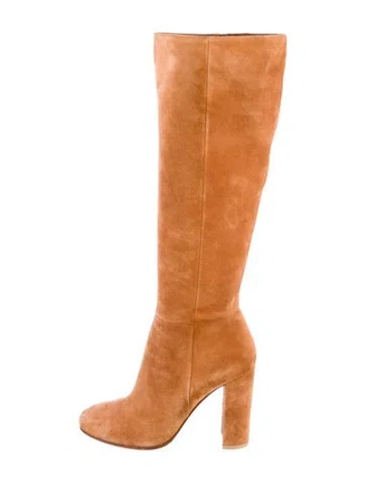 Pre-owned Gianvito Rossi Suede Boots In Brown