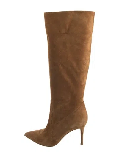 Pre-owned Gianvito Rossi Suede Boots In Brown