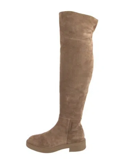 Pre-owned Gianvito Rossi Suede Boots In Brown