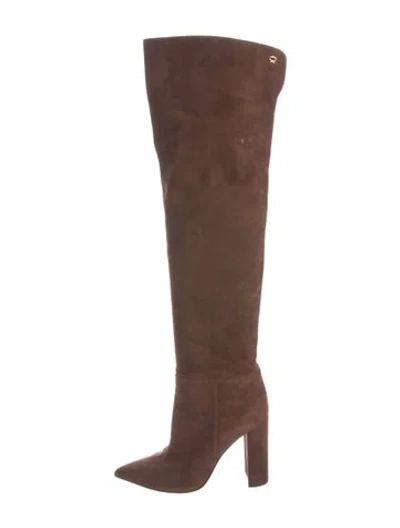 Pre-owned Gianvito Rossi Suede Boots In Brown