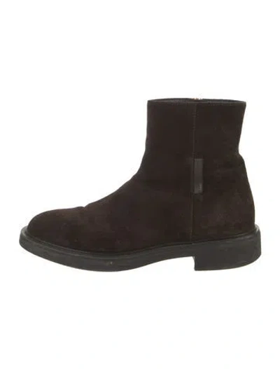 Pre-owned Gianvito Rossi Suede Boots In Brown