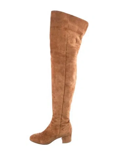 Pre-owned Gianvito Rossi Suede Boots In Brown