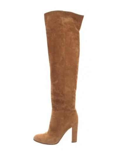 Pre-owned Gianvito Rossi Suede Boots In Brown