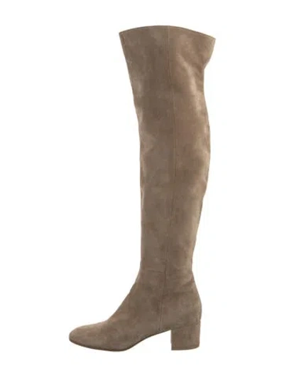 Pre-owned Gianvito Rossi Suede Boots In Brown