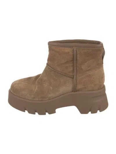 Pre-owned Gianvito Rossi Suede Boots In Brown