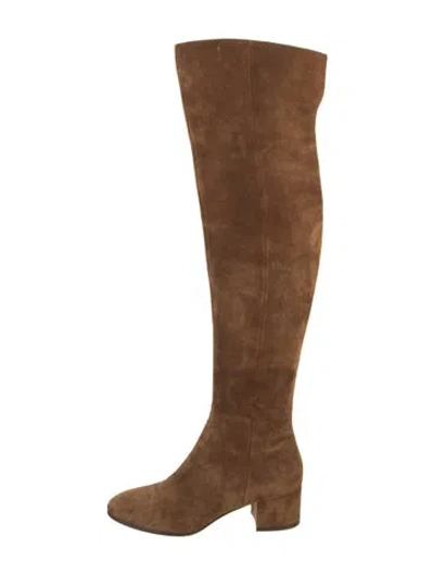 Pre-owned Gianvito Rossi Suede Boots In Brown