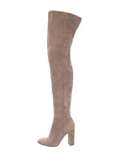 Pre-owned Gianvito Rossi Suede Boots In Pink
