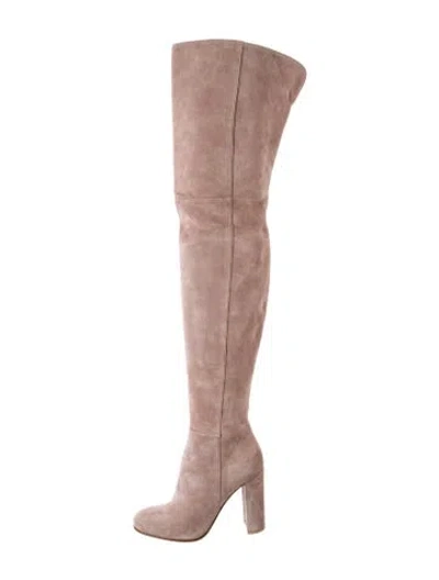 Pre-owned Gianvito Rossi Suede Boots In Pink