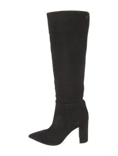 Pre-owned Gianvito Rossi Suede Boots W/ Tags In Black