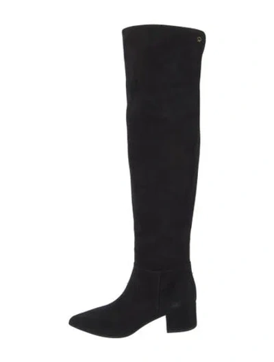 Pre-owned Gianvito Rossi Suede Boots W/ Tags In Black