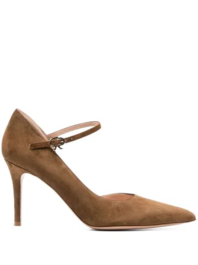 Gianvito Rossi Suede Decollete T.085 By