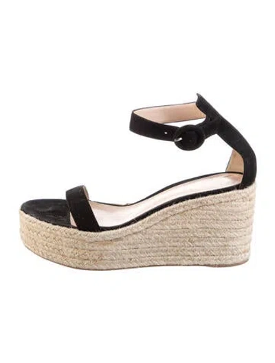 Pre-owned Gianvito Rossi Suede Espadrilles