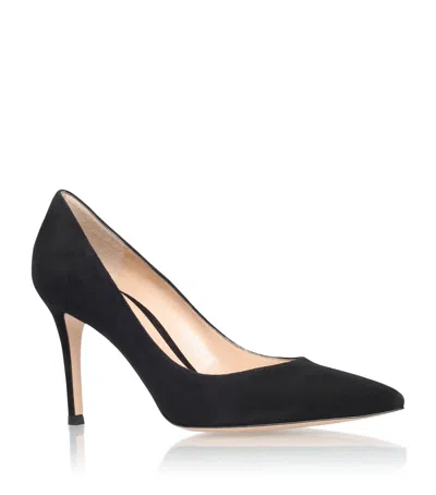 GIANVITO ROSSI SUEDE GIANVITO PUMPS 85
