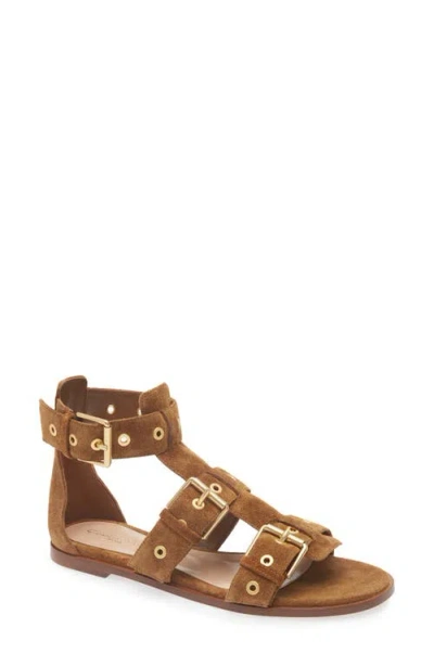 GIANVITO ROSSI GIANVITO ROSSI SUEDE GLADIATOR SANDAL