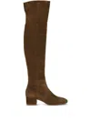 Gianvito Rossi Suede Knee-high Boots In Brown