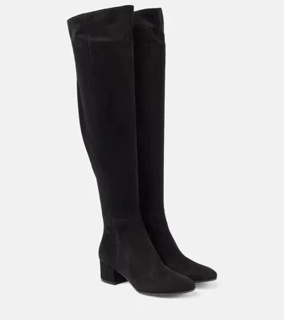 Gianvito Rossi Woman Knee Boots Dark Brown Size 11 Soft Leather
