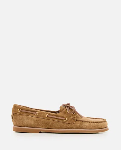GIANVITO ROSSI SUEDE LOAFER