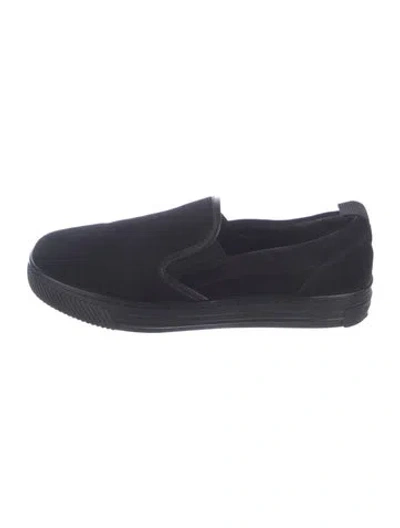 Pre-owned Gianvito Rossi Suede Loafer Sneakers In Blue