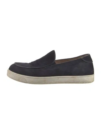 Pre-owned Gianvito Rossi Suede Loafers In Blue