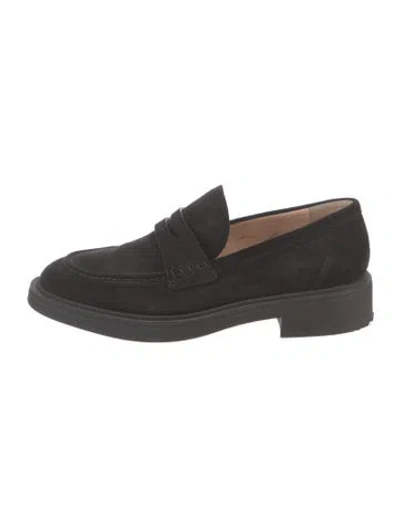 Pre-owned Gianvito Rossi Suede Loafers In Brown