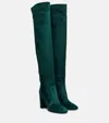Gianvito Rossi Suede Over-the-knee Boots