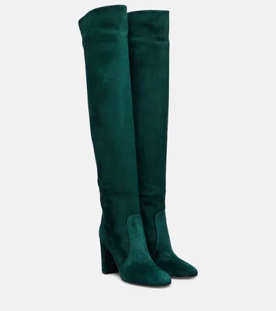 Gianvito Rossi Suede Over-the-knee Boots
