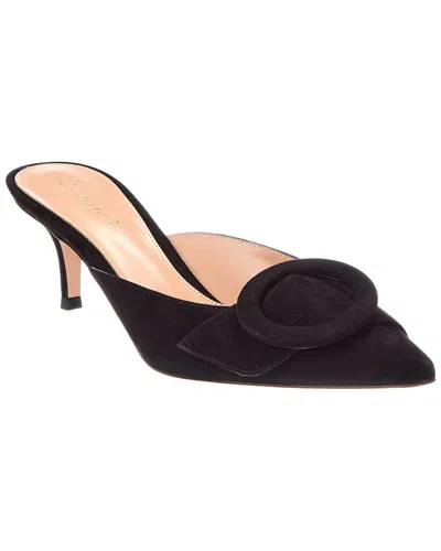 Gianvito Rossi Suede Pump In Brown