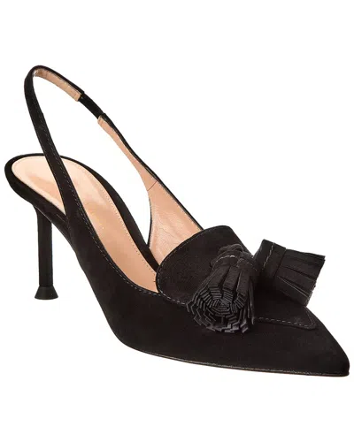 Gianvito Rossi Suede Pump Suede Pump In Black