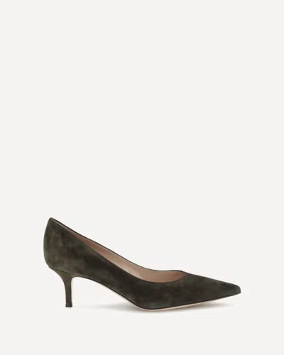 Gianvito Rossi Suede Pumps In Brown
