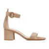 Gianvito Rossi Versilia 60 Camel Suede Leather Sandals In Beige