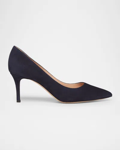 Gianvito Rossi Suede Stiletto Classic Pumps In Texas