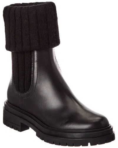 Gianvito Rossi Leather Chelsea Boots In Black