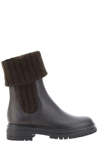 Gianvito Rossi Ankle Boots In Brown
