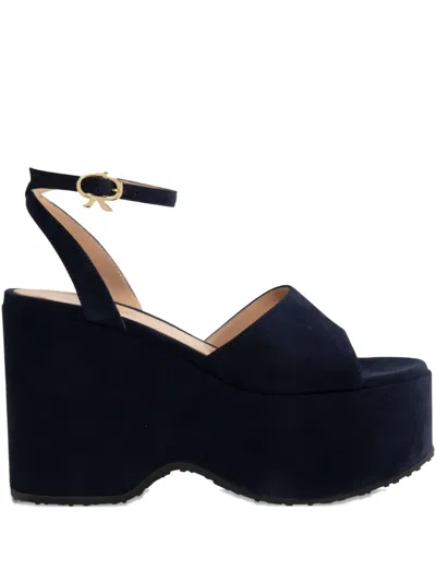 Gianvito Rossi Thalia Sandals In Blue