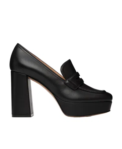 GIANVITO ROSSI THICK HEELED HIGH HEELS