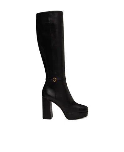 Gianvito Rossi Thick High-heeled Boots In Black
