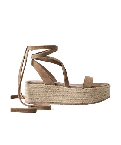 Gianvito Rossi Thick Soled High-heeled Sandals In Brown