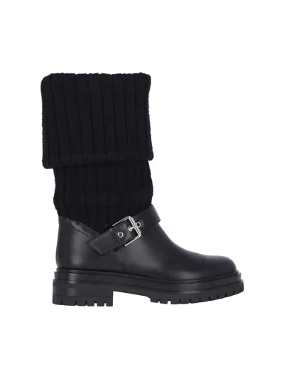 GIANVITO ROSSI THURSO PLATFORM BOOTS