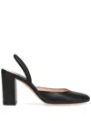 Gianvito Rossi Tivoli 85 Slingback In Black
