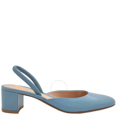 GIANVITO ROSSI GIANVITO ROSSI TIVOLI LEATHER SLINGBACK PUMPS